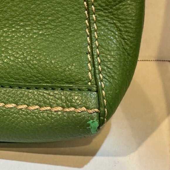 Vintage The Sak Green Leather Crossbody - Picture 12 of 16